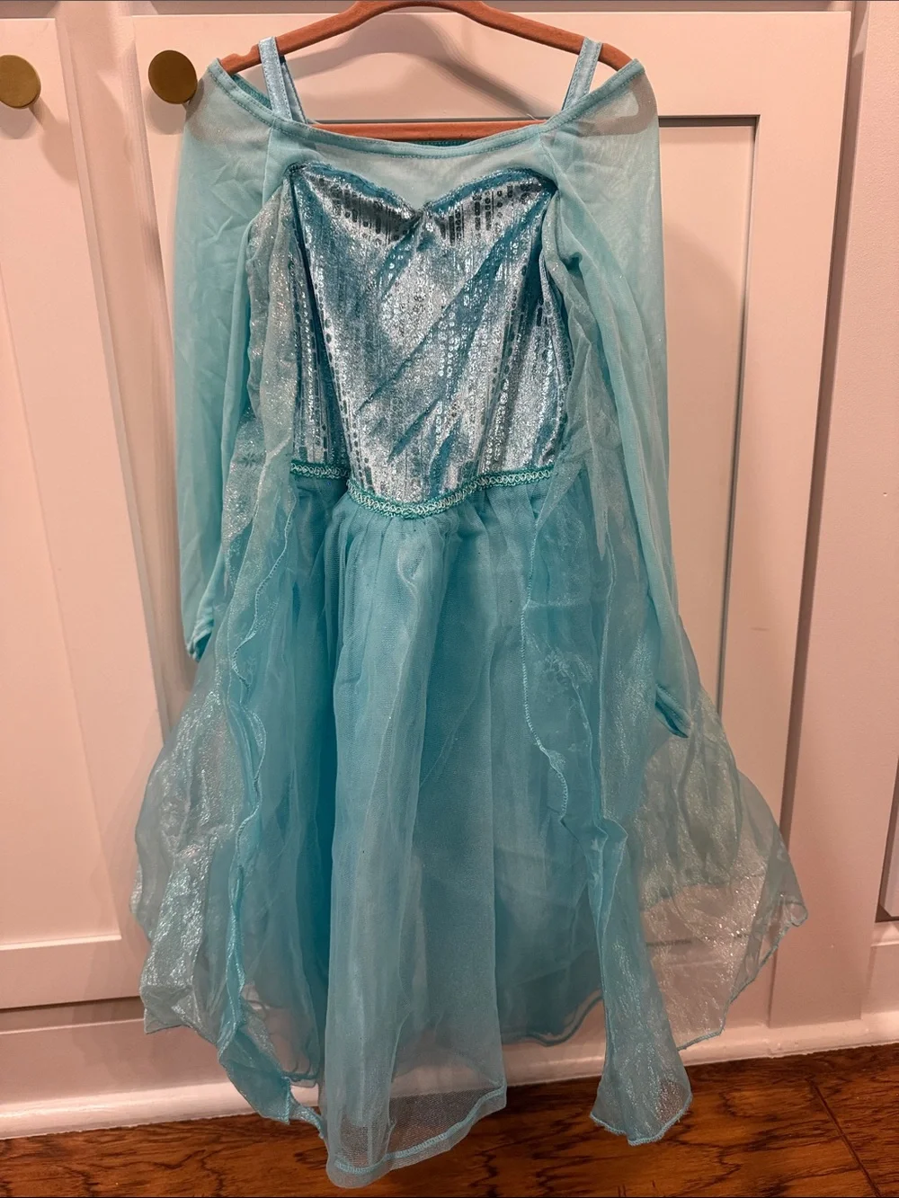 Blue Sparkle Elsa Frozen Princess Costume Dress for Kids size 3